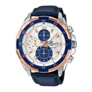 Reloj Casio Edifice EFR-539L-7C Cuero Hombre Azul