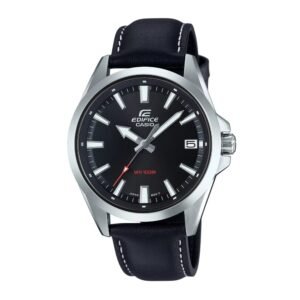 Reloj Casio Edifice EFV-100L-1A Cuero Hombre Negro