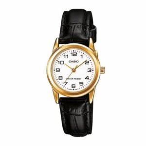 Reloj Casio LTP-V001GL-7B Cuero Mujer Negro