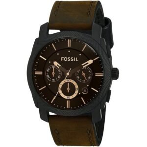 Reloj Fossil Grant FS4656 Cuero Hombre Marron