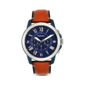 Reloj Fossil Grant FS5151 Cuero Hombre Marrón