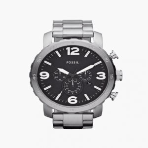 Reloj Fossil Nate JR1353 Acero Hombre Plateado