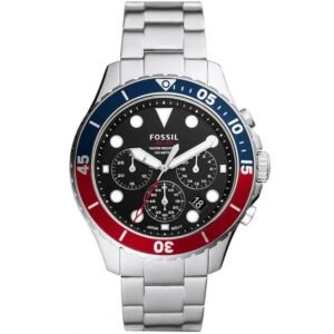 Reloj Fossil Nate FS5767 Acero Hombre Plateado