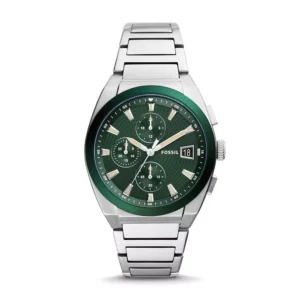 Reloj Fossil Nate FS5964 Acero Hombre Plateado