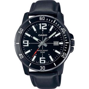Reloj Casio MTP-VD01BL-1B Cuero Hombre Negro