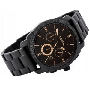 Reloj Fossil Nate FS4682 Acero Hombre Negro