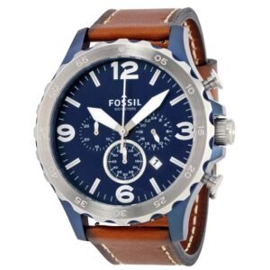 Reloj Fossil Nate JR1504 Cuero Hombre