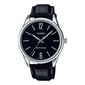 Reloj Casio MTP-V005L-1B  Cuero Hombre Negro