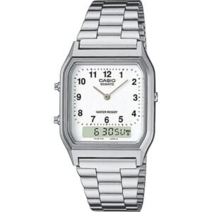 Reloj Casio AQ-230A-7B  Acero Unisex Plateado