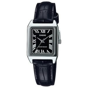 Reloj Casio LTP-V007L-1B Cuero Mujer Negro