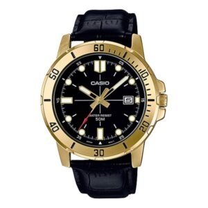 Reloj Casio MTP-VD01GL-1E Cuero Hombre Negro