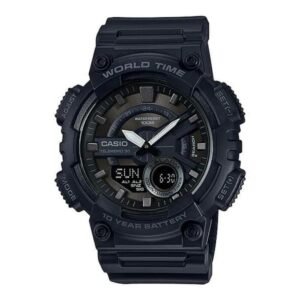 Reloj Casio AEQ-110W-1BV Resina Hombre Negro