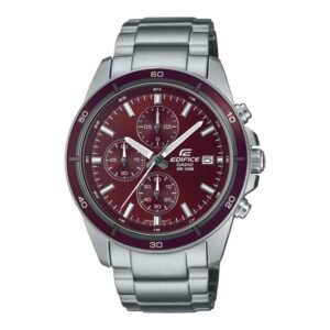 Reloj Casio Edifice EFR-526D-5C Acero  Hombre Plateado