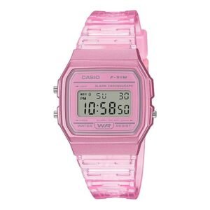 Reloj Casio F-91WS-4 Resina Mujer Rosado