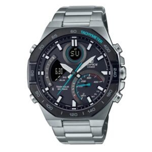 Reloj Casio Edifice ECB-950DB-1A Acero  Hombre Plateado