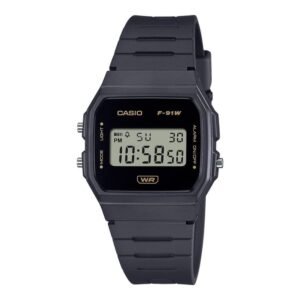 Reloj Casio F-91WB-8A Resina Hombre Negro
