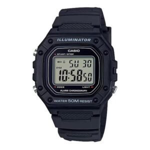 Reloj Casio W-218H-1AV Resina Hombre Negro