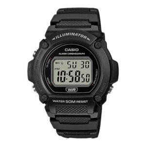 Reloj Casio W-219H-1A Resina Hombre Negro