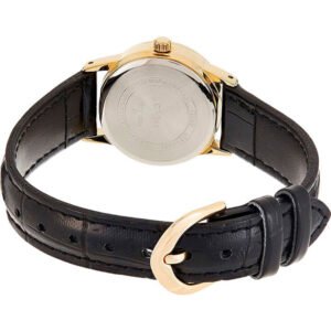 Reloj Casio LTP-V002GL-7B2 Cuero Mujer Negro