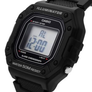 Reloj Casio W-218H-1AV Resina Hombre Negro