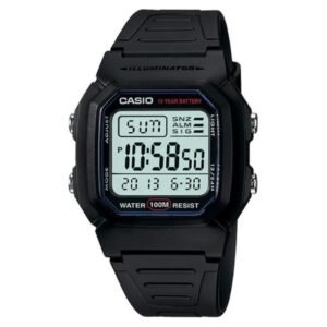 Reloj Casio W-800H-1A Resina Hombre Negro